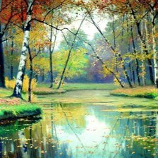 Схема вышивки «Русская природа»