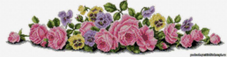 украинские мотивы - вышиванка, цветы, пояс - предпросмотр