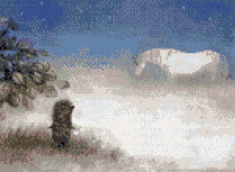 Ежик и лошадка - лошадка, ежик, ежик в тумане - предпросмотр