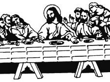 Ultima cena  a un solo color