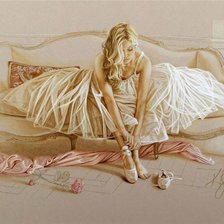 Схема вышивки «ballerina»