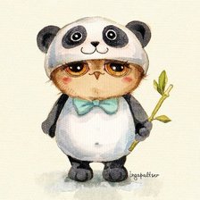 Схема вышивки «сова»