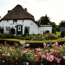 Схема вышивки «белый дом»