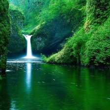 Схема вышивки «водопад»