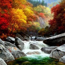 Схема вышивки «серия "реки"»