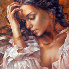 Схема вышивки «грусть»