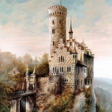 Схема вышивки «старый замок»