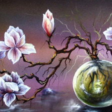 Схема вышивки «Магнолии»