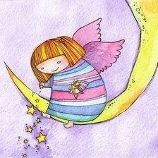 Схема вышивки «на луне»