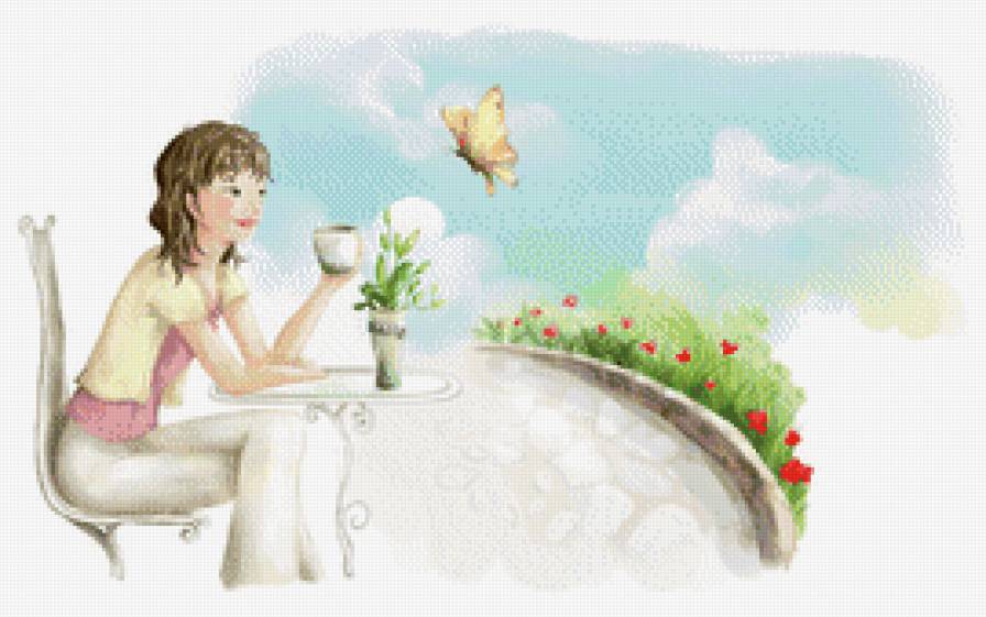 №922686 - девушка, рисунок - предпросмотр