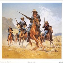 Схема вышивки «ковбои»