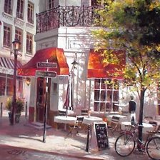 Схема вышивки «Brent Heighton - Прижко кафене»