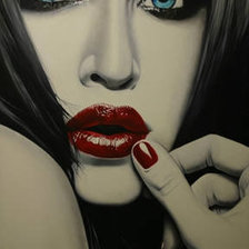 Схема вышивки «Красная помада»