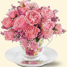 Схема вышивки «розы»