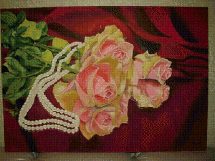 розы в подарок - цветы - предпросмотр