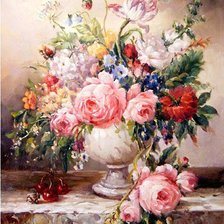 Схема вышивки «букет»