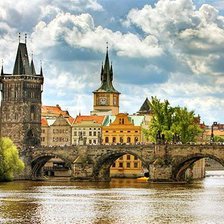 Схема вышивки «город»