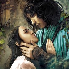 Схема вышивки «Легенды Китая.Влюбленные бабочки»