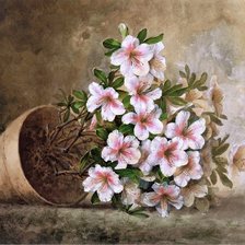 Схема вышивки «цветы»