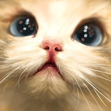 Схема вышивки «Котенок»