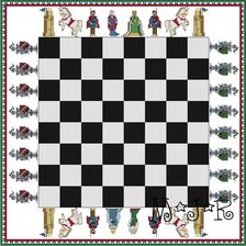 Схема вышивки «Damero»