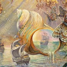 Схема вышивки «Barcos»