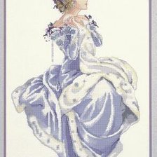 Схема вышивки «Dama invierno 1»