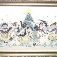 Схема вышивки «Damitas de invierno»