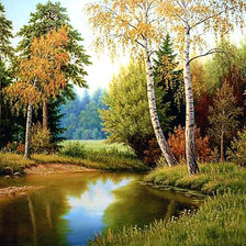 Схема вышивки «природа»