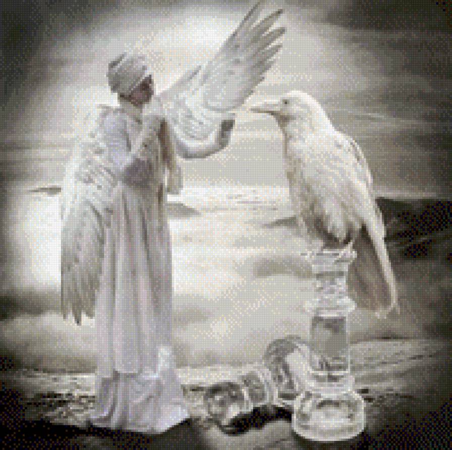 Angel con aguila - предпросмотр