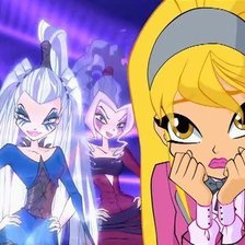 Схема вышивки «Трикс и Стелла»