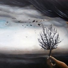 Схема вышивки «ветер»