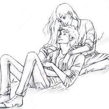 Схема вышивки «Пара»