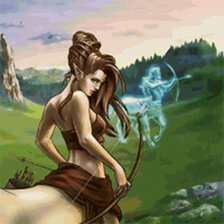 Схема вышивки «стрелец»