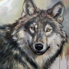 Схема вышивки «Волк, серый волк»