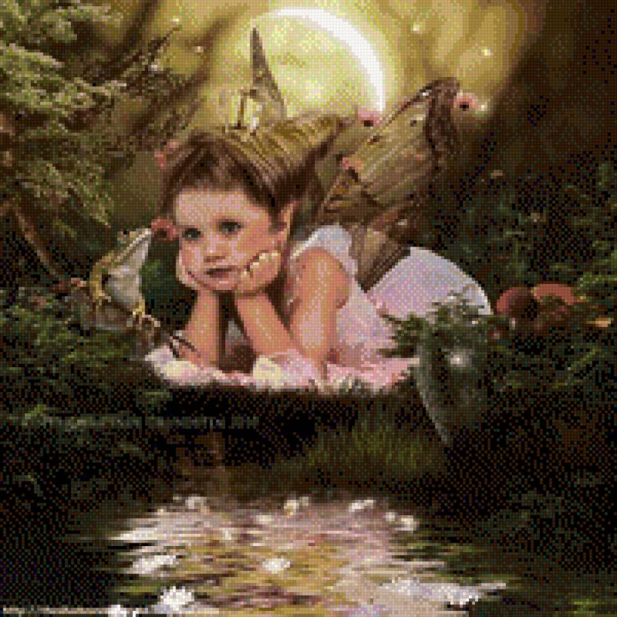 Niña en agua - предпросмотр