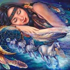 Схема вышивки «Chica 2»