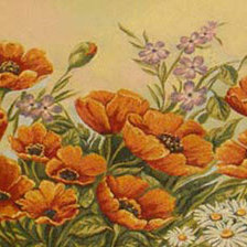 Схема вышивки «маки»