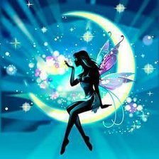 Схема вышивки «Dama luna 1»