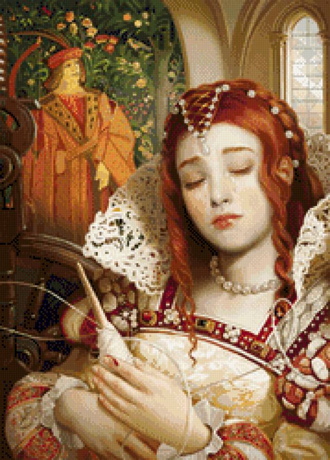 Принцесса - спящая красавица, татьяна доронина, иллюстрация, принцесса - предпросмотр