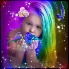 Схема вышивки «Niña 1»