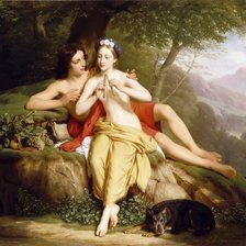 Схема вышивки «дафнис и хлоя»