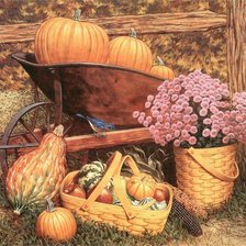 Схема вышивки «дачный натюрморт»