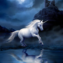 Схема вышивки «единорожик»