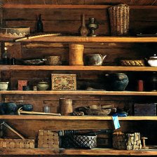 Схема вышивки «деревенская полка (худ.Николай Анохин)»