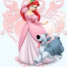 Схема вышивки «Принцесса Ариэль»