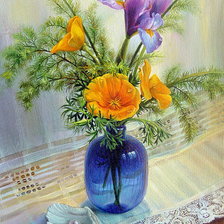 Схема вышивки «Цветы»