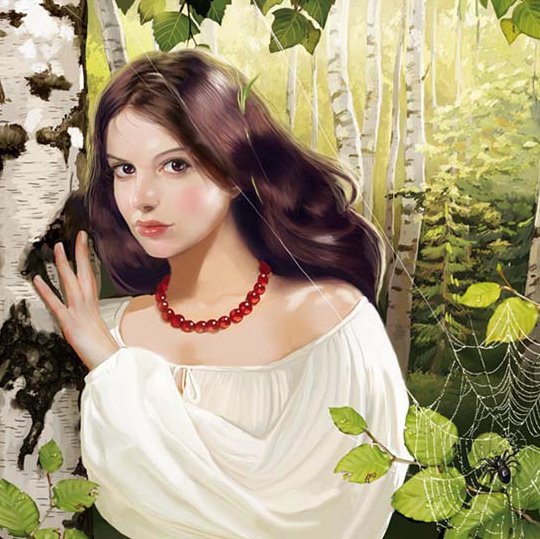 Олеся - татьяна доронина, иллюстрация, девушка - оригинал