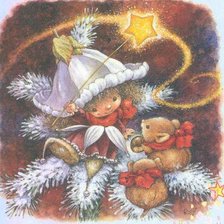 Схема вышивки «Счастливое рождество для всех»