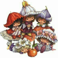 Схема вышивки «Малышки-феечки»